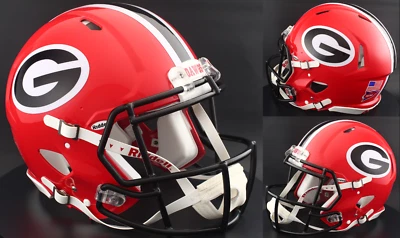 GEORGIA BULLDOGS NCAA Riddell Speed Full Size REPLICA Football Helmet - Image 1 of 4