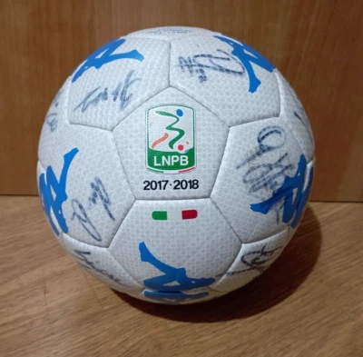 PALLONE CALCIO FOGGIA CALCIO SERIE B KAPPA LNPB 2017/18 AUTOGRAFATO SQUADRA - Immagine 1 di 3