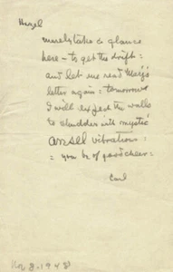 CARL SANDBURG - AUTOGRAPH LETTER SIGNED 11/08/1948 - Picture 1 of 1