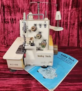 Máquina de coser Baby Lock Overlock BL3 408 sin probar estado desconocido como encontrado - Imagen 1 de 24