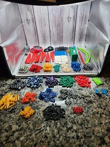 K'NEX Mixed Parts Lot w/ Wheels & Motor Connectors Pins Untested - Picture 1 of 6
