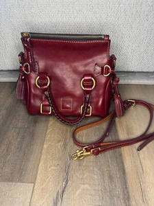 Dooney Bourke Florentine Micro Satchel Red - Picture 1 of 14