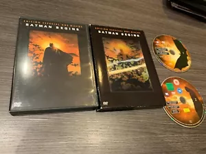 Batman Begins DVD Special Edition Two Discs 3D Cover - Picture 1 of 1
