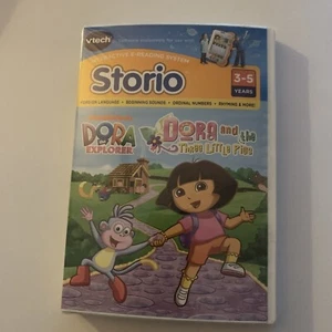 VTech Storio Dora the Explorer Software Learning Game - Dora & the 3 Little Pig - Picture 1 of 2