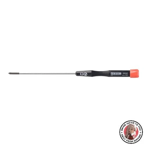 NEW VESSEL Micro Screwdriver Precision for Screws +0 x 100 9900 from JAPAN - Image 1 of 1