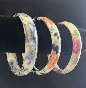 Brazalete Brazalete Cerámica Floral Blanco - Tu Elección - Imagen 1 de 1