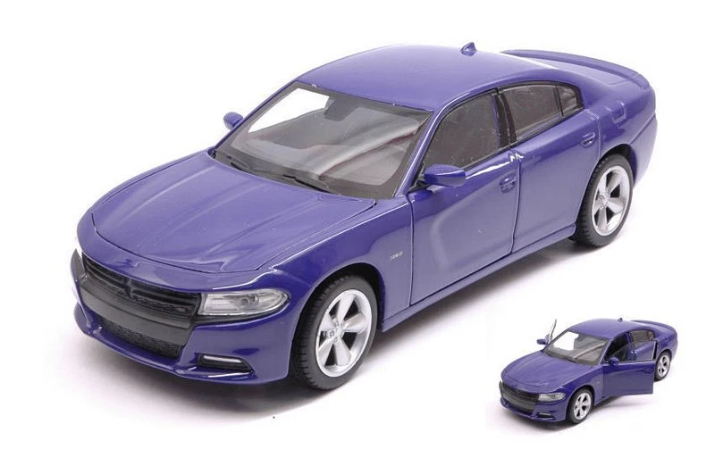 Dodge Charger R/T 4-Door 2016 Purple 1:24 WELLY 24079PRP - Immagine 1 di 1