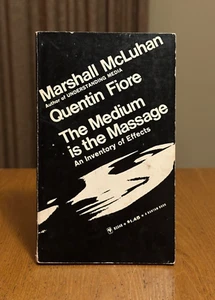 The Medium is the Message by Marshall McLuhan / Quentin Fiore Bantam Books 1967 - Bild 1 von 9