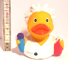 Duck Ente Professor Dr. Badeente Badespielzeug Ducky Chemiker Labor Einstein D5