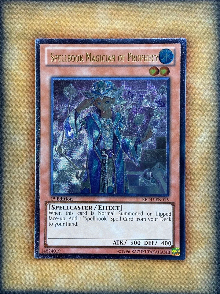 Yugioh Spellbook Magician of Prophecy REDU-EN015 Ultimate Rare 1st Ed NM - Image 1 of 1