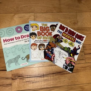 Zeichenbücher für Kinder - 3 Bücher - Bild 1 von 4