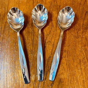 3 Zuckerlöffel Rodgers Besteck Edelstahl - Bild 1 von 5