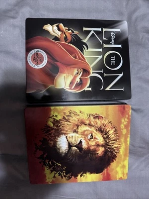 The Lion King Animated Live 4K Ultra HD + Blu-Ray, 2018, 2-Disc Set, Steelbooks - Imagem 1 de 2