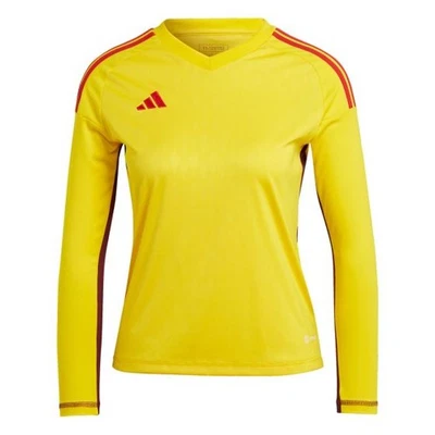 adidas Youth Tiro 23 Competition Long Sleeve Goalkeeper Jersey Size Small - Image 1 of 2