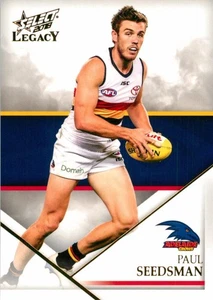 2018 Adelaide Crows AFL Select Legacy Card - Paul Seedsman - Picture 1 of 3