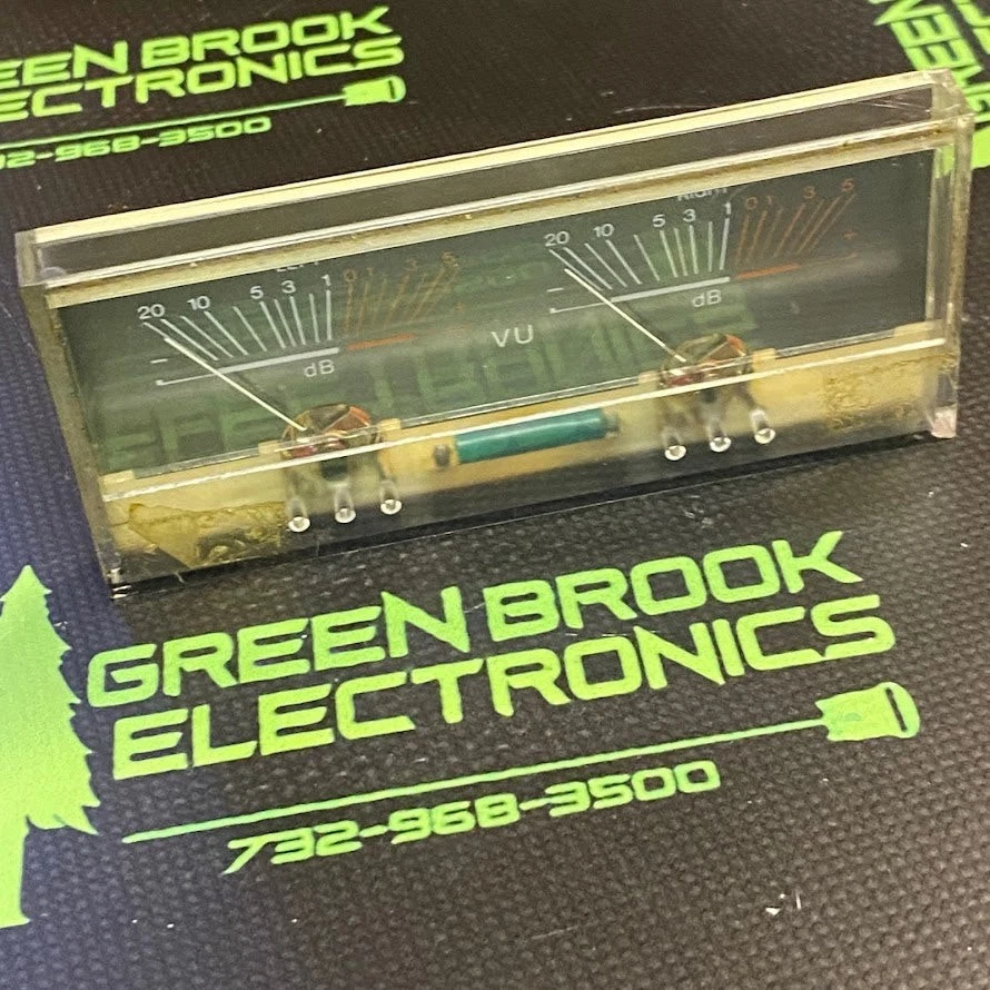 VU METER DUAL - SONY - VINTAGE IZQUIERDA Y DERECHA dB - -20 A +5 - VU METER - USADO P Foto 1 de 1