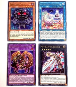 SET Yu-Gi-Oh! 4 Karten 1st Edition JUSH Justice Hunters in englisch NM (02) - Picture 1 of 1
