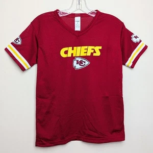Kansas City Chiefs Mesh Blank Jersey Franklin Vintage Youth Size Medium - Picture 1 of 6