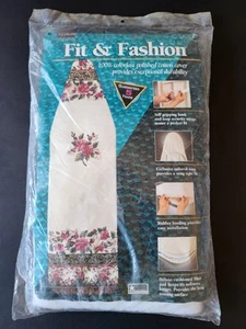 Vtg Design Trend Floral Ironing Board Cover And Pad Cotton USA NOS Fit & Fashion - Picture 1 of 12