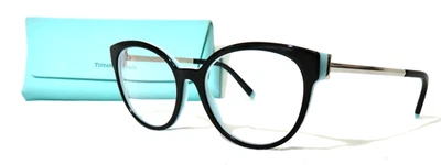 Gafas Tiffany & Co Italia TF2191 8055 53-18-140 marco de gafas negro y plateado Foto 1 de 4