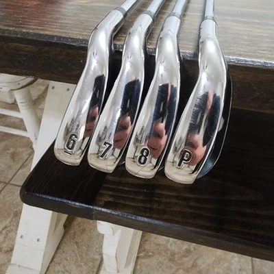 2021 Callaway Edge Irons 6, 7, 8, PW, RH.  Regular Flex Steel.  Grips Are Good. - Image 1 of 4
