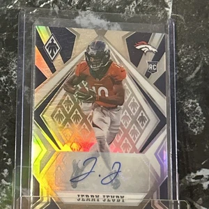 🔥🔥2020 Jerry Jeudy Phoenix Silver Auto Rookie RC Cleveland Browns Alabama🔥🔥 - Picture 1 of 1