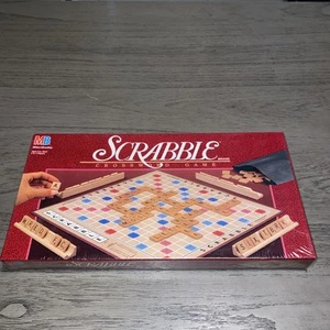 1989 New Vintage Scrabble Crossword Board Game Milton Bradley Sealed Box - Afbeelding 1 van 13