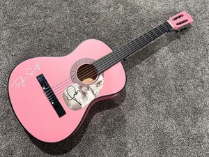 TAYLOR SWIFT Eras Tour Tourtured Poets Autograph SIGNED Acoustic Guitar JSA COA - Picture 1 of 4