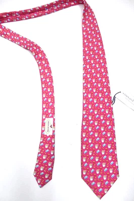 329) NUEVA CORBATA HOMBRE VINEYARD VINES 100% SEDA HECHA EN EE. UU. Foto 1 de 3