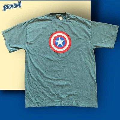 Vtg 2000 Captain America T-Shirt 3XL Marvel Changes Tag - Image 1 of 4
