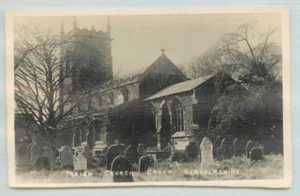 Postcard Parish Church. Croft. Lincolnshire - Picture 1 of 2