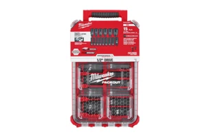 Juego de paquete SAE MILWAUKEE 49-66-6802 SHOCKWAVE Impact Duty™ de 1/2"" Dr 15 piezas - Imagen 1 de 3