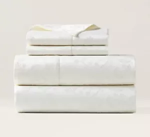 Foglio piatto Ralph Lauren Asmont Sateen Queen Size Made in Italy prezzo al dettaglio $375 - Foto 1 di 19