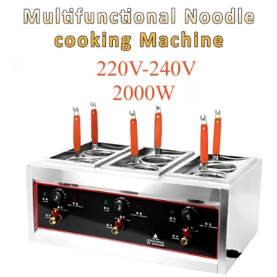 6 Baskets Electric Commercial Noodles Cooker / Pasta Cooking Machine 2000W 220V - Image 1 of 4