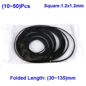 1.2mm Universal Mix Cassette CD Rubber Tape Machine Belt Square Type Belts Kits - Picture 1 of 28
