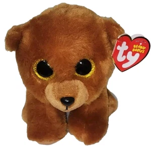 CT* Ty Beanie Baby BROWNIE the 2015 Brown Bear 6" MWCT Plush Stuffed Animal Toy - Picture 1 of 9