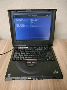 VINTAGE IBM ThinkPad i-Series Type 2621 | INTEL Celeron 433MHz *READ DESC* - Picture 1 of 11