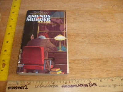 Amends for Murder by M.D. Lake 1st Edition/Print Paperback 1989 Peggy O'Neill Foto 1 de 4