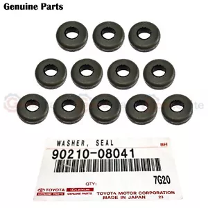 Genuine LandCruiser 80 Series 1HD 1HZ Intake Manifold Rubber Seal Washer x12 - Picture 1 of 20