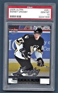 2005 Ultra Sidney Crosby Penguins #251 Rookie PSA 10 #22241506