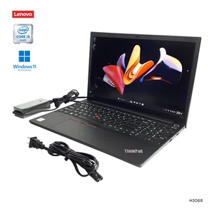 Lenovo ThinkPad E15 15.6'' Laptop i5-10210U 16GB RAM 256GB SSD Win 11 Pro H3068 - Picture 1 of 17