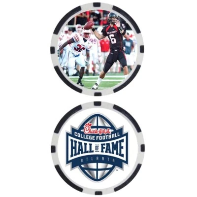 Graham Harrell Texas Tech College Football Hall of Fame Chip - Image 1 of 2