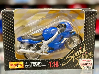 1/18 Triumph Motorcycle Diecast Model  - Image 1 of 2