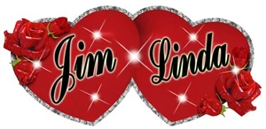 Calcomanía de vinilo adhesiva Hearts Roses Lovers San Valentín personalizar gruesa exterior - Imagen 1 de 14