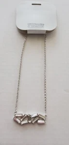 Touchstone (Crystallized) by Swarovski Geometric Baguette Halskette NEU - Bild 1 von 4