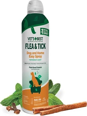 Vet's Best Flea and Tick Home Spray - Dog Flea and Tick Treatment for Home - Pl - Image 1 of 4
