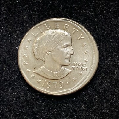 1979 OFF CENTER SUSAN B ANTHONY $1  NO REEDING  - Image 1 of 4