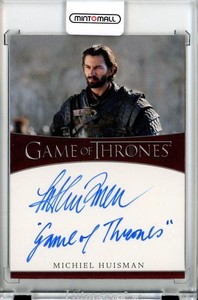 2021 Rittenhouse Game Of Thrones Iron Anniversary Michiel Huisman As Daario Naha