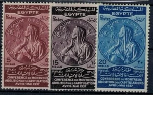 Egypte yv 196-198 (1937) plakker - mh - x - Picture 1 of 1