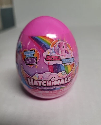 Hatchimals Sibling Pack blind egg Big Sister and Baby Sister New/Sealed Cover